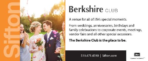 The Berkshire Club a venue for all of life’s special moments. Planning a special event? We are here to help with the details of your memorable occasion call for details today.  Click here to visit our website!