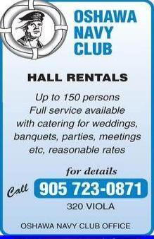 Oshawa Navy Club - 905-723-0871 - Click here to visit our website!